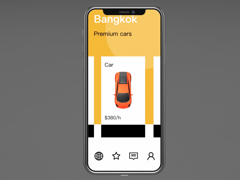 shopping app app design car phone shopping app