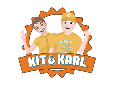 KIT AND KARL BADGE