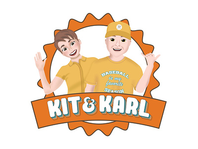 KIT AND KARL BADGE