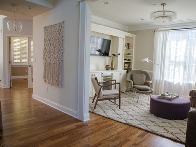 Scarsdale Family Room family room interior design interiors midcentury modern new york