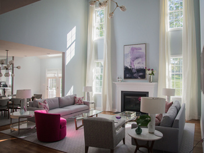 Scarsdale Living Room brooklyn interior design interiors living room midcentury modern new york residential
