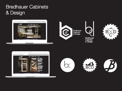 Bredhauer Cabinets Design 01 graphic logo ui ux website
