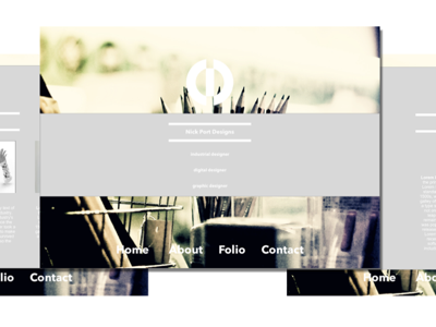 Portfolio Website css graphic design html portfolio sketch ui design ux design website design