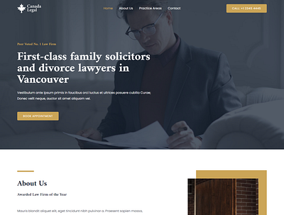 Lawyer Website elementor made with elementor ui wordpress website