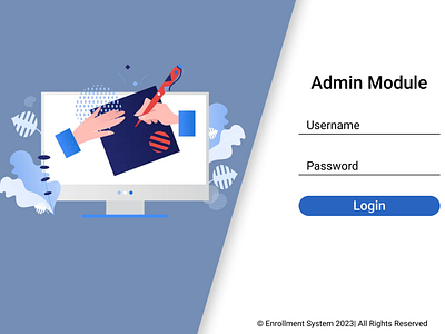 Enrollment System MockUp Design