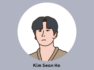 Kim Seon Ho - Simple Vector Avatar [Korean Edition] adobe ilustrator art graphic design illustration kim seon ho korean vector