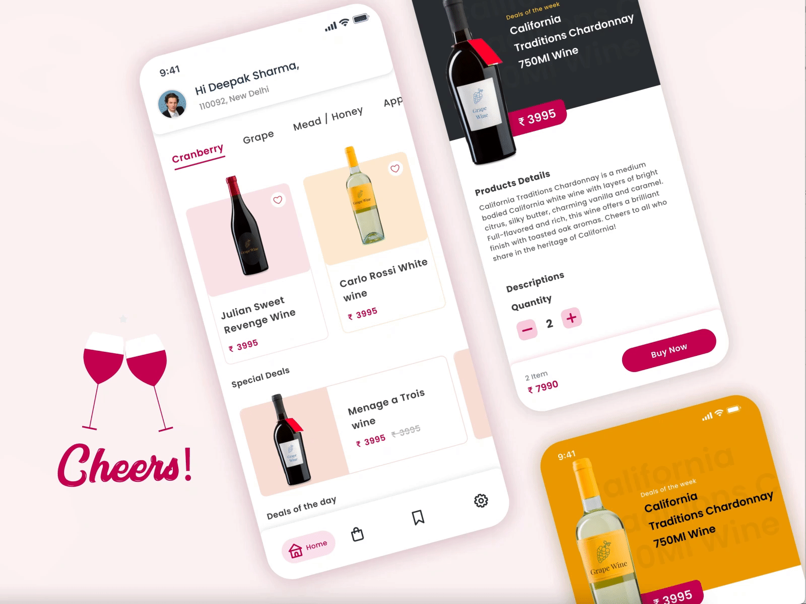 Wine App Design