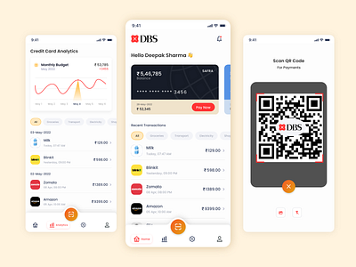 Credit Card | Finance Mobile App