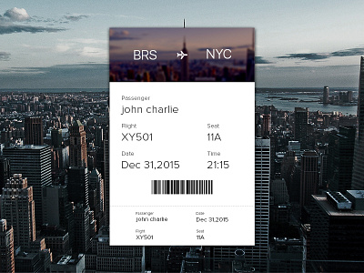 Airline Boarding Pass