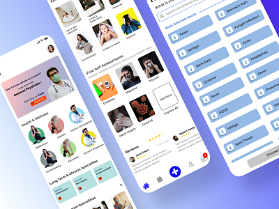 Healthcare app - Home appdesign design figma healthcare healthcaredesign healthcareui medical ui ux