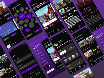 Gaming Platform UI appdesign gameapp gameui ui uidesign