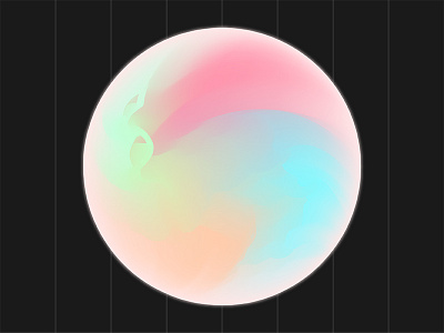 Pastel Collision gradient minimalism pastel