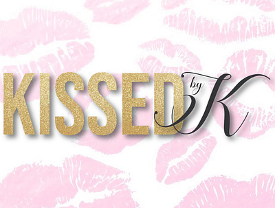 Kissed by K Logo Design branding design logo logo design typography vector