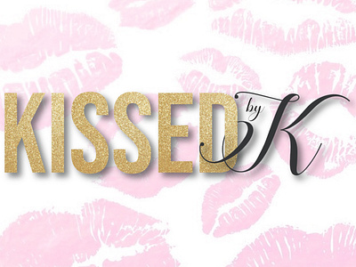 Kissed by K Logo Design