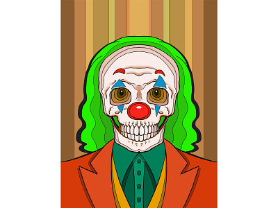 Skull#1 digital art joker logo pro create skull