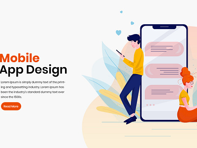 Mobile App Design branding figma illustration internet invision