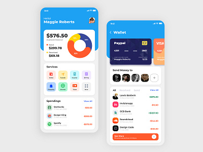 Mobile Banking App Concept bank bank app bank card banking banking app banking dashboard bankingapp card finance finance app financial financial app financial dashboard financial services mobile app mobile design mobile ui mobile uiux payment payment app