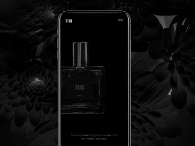 NIKA behance brand concept dark design fashion graphicdesign interface mobile project ui ux visual identity web