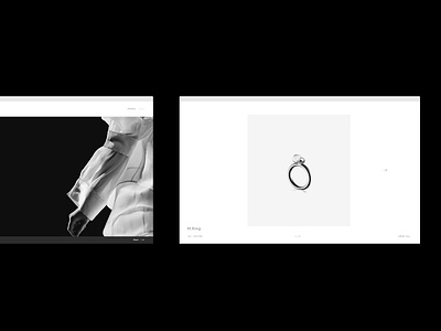 NIKA blackandwhite brand branding concept design desktop fashion inspiration interface minimal ui ux visual design website