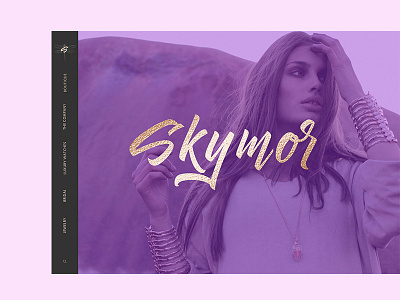 SKYMOR JEWELRY BRANDING brand design graphicdesign identity jewelry lettering logo print web