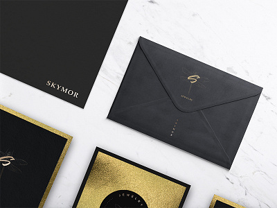 SKYMOR JEWELRY BRANDING brand branding design graphicdesign identity jewelry lettering logo print