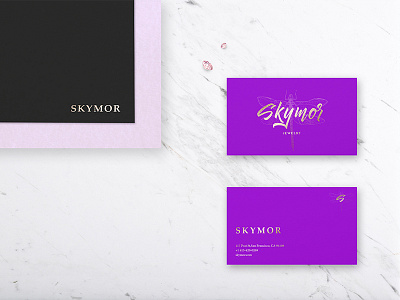 SKYMOR JEWELRY BRANDING brand branding design graphicdesign identity jewelry lettering logo print