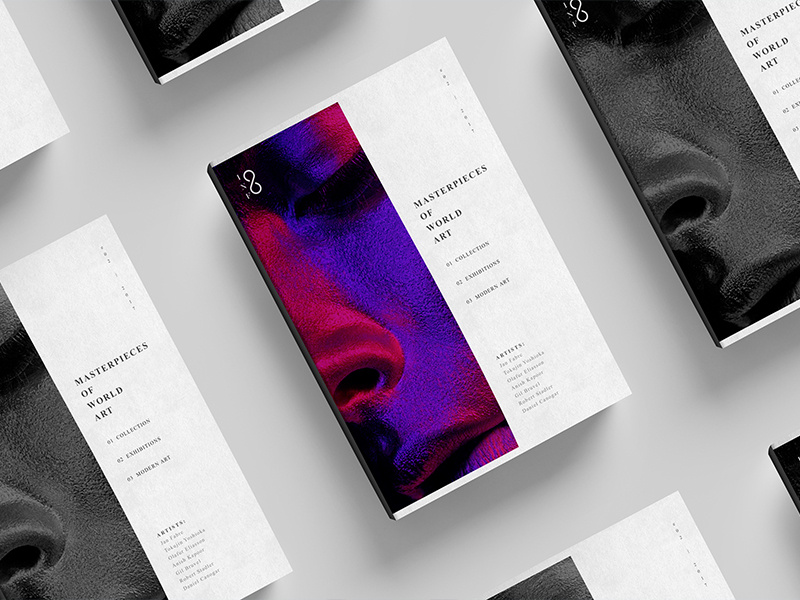 Infinity exhibitions identity gallery art edition brand branding graphicdesign logo design