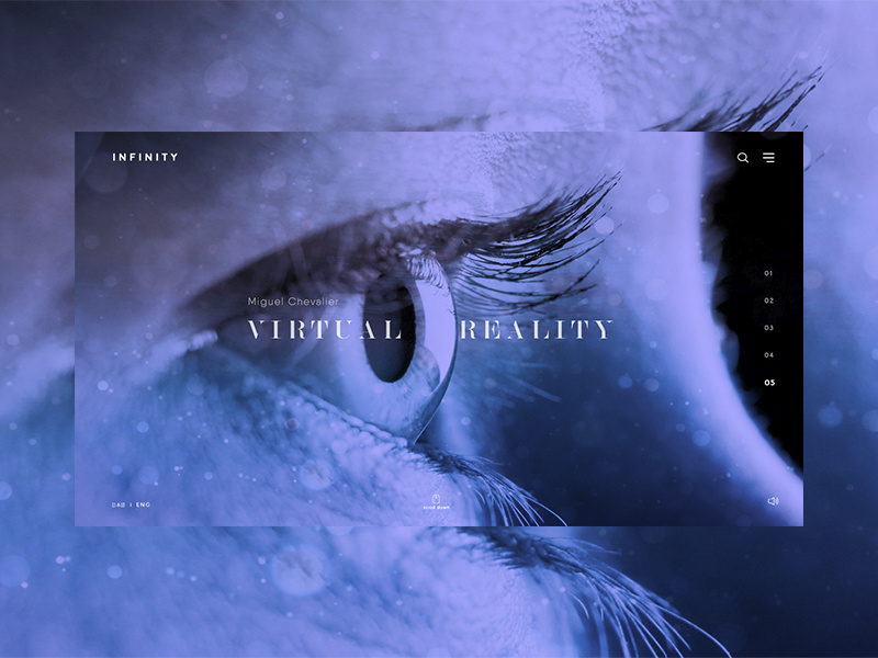 INFINITY #4 main website ui web gallery art concept design project