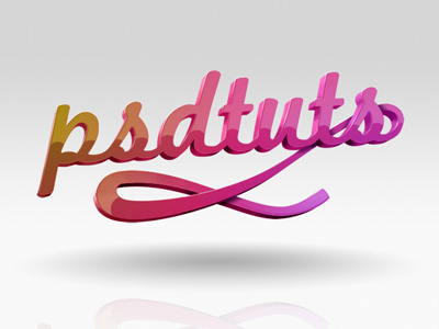 Glossy 3D Type Tutorial