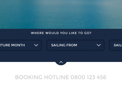 Booking Menu blue booking button dropdown dropdown button menu texture travel ui ux wave