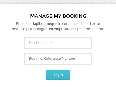 Booking Login blue button clean design form highlight input login minimal text field typography ui ux website white space
