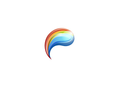 Splash Logo Design colourful drop droplet ink logo logomark printing splash