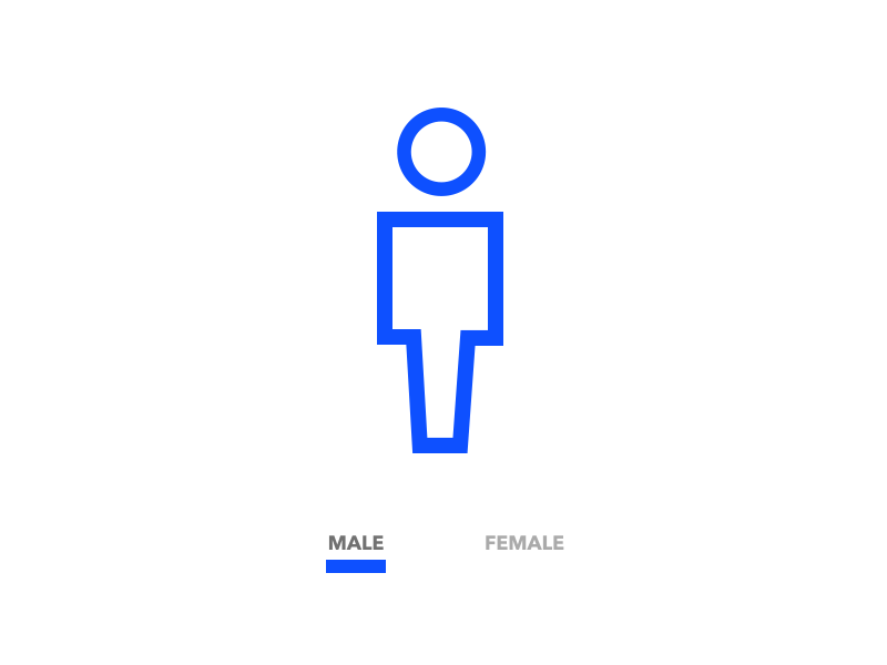 Gender toggle female gender switch gender toggle male sex toggle