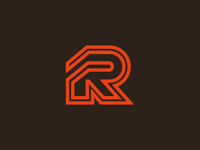 Letter R Logo Concept geometric letter r logo concept simple