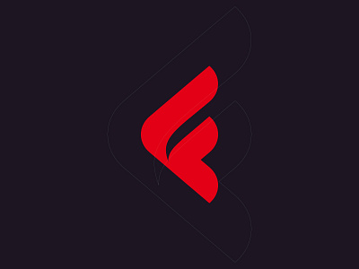 Letter F Logo Concept geometric letter f logo concept simple