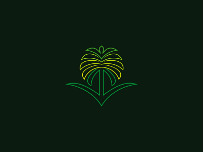 Palm Tree Logo Concept palm tree logo concept simple
