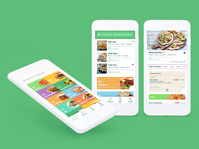 Thuiseten app branding delivery app design food hike one ui visual design