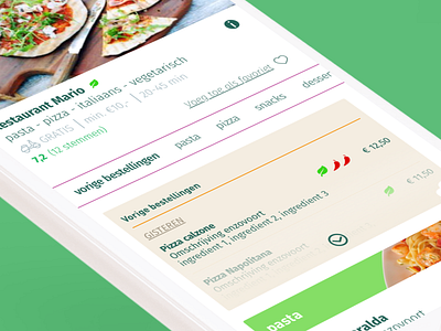 Thuiseten 3 app branding delivery app design food hike one ui visual design