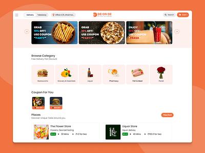 🍱 Food Delivery Web Dashboard