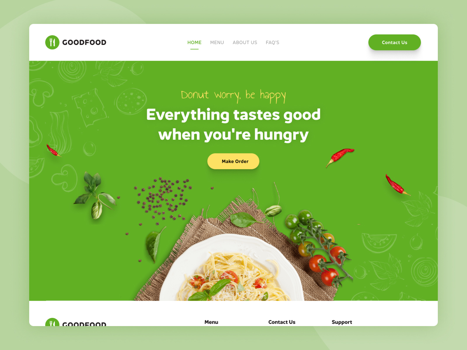 Food Delivery Web UI/UX Design by Deonde on Dribbble