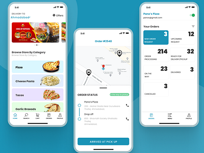 Pizza Delivery App UI/UX Design