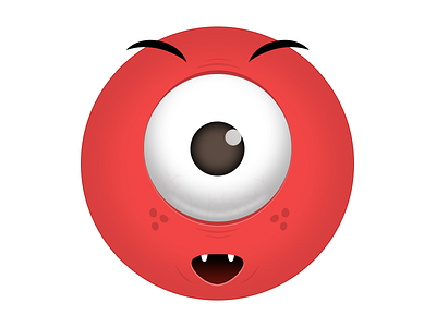 Mascot bqra eye icon logo mascot