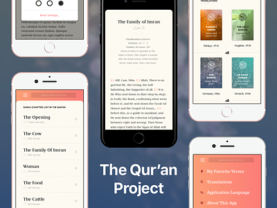 The Quran Project allah app god holy book islam islamic kuran mobile quran translate