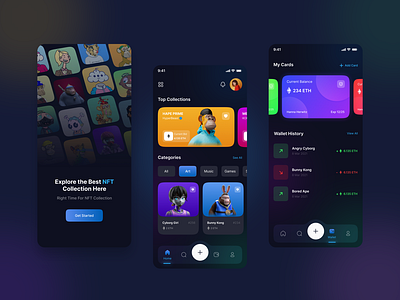 NFT Marketplace App Concept