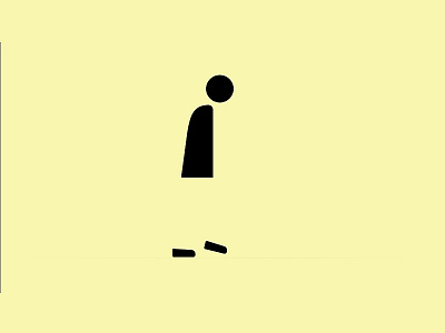 Man walking - illustration