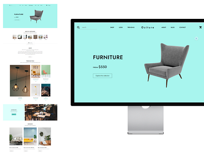 Furniture Website Design