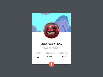 Super Meat Boy Profile blue boy card game indie meat profile red super ui