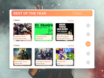 #DailyUI Day 63: Best Of 2015