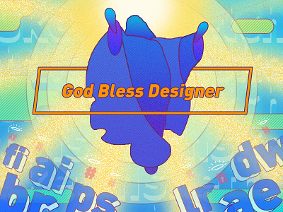 Ironic series one - God bless designer dashboard icon interface logo page vi web website