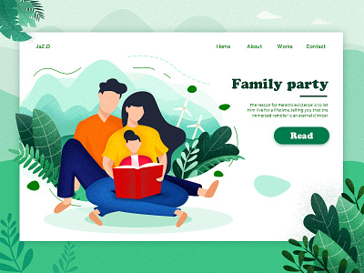 Family Day Is The Warmest Event At Weekend animation dashboard drawing icon illustration interface logo page ui vi web website